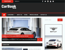 Tablet Screenshot of carbookmagazine.com